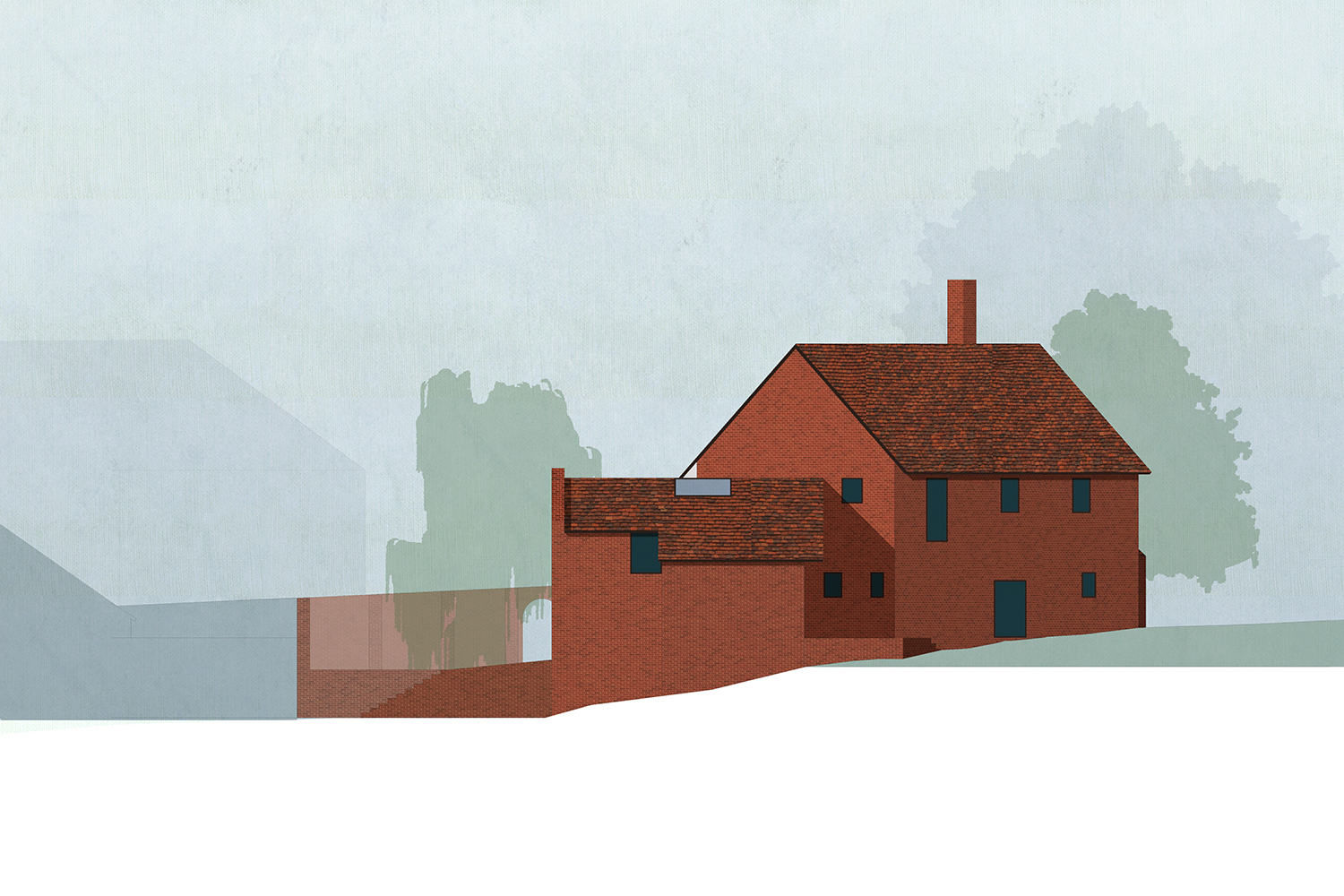 East Side Elevation 1 render