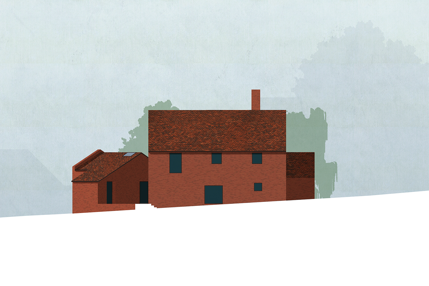 Rear Elevation Render