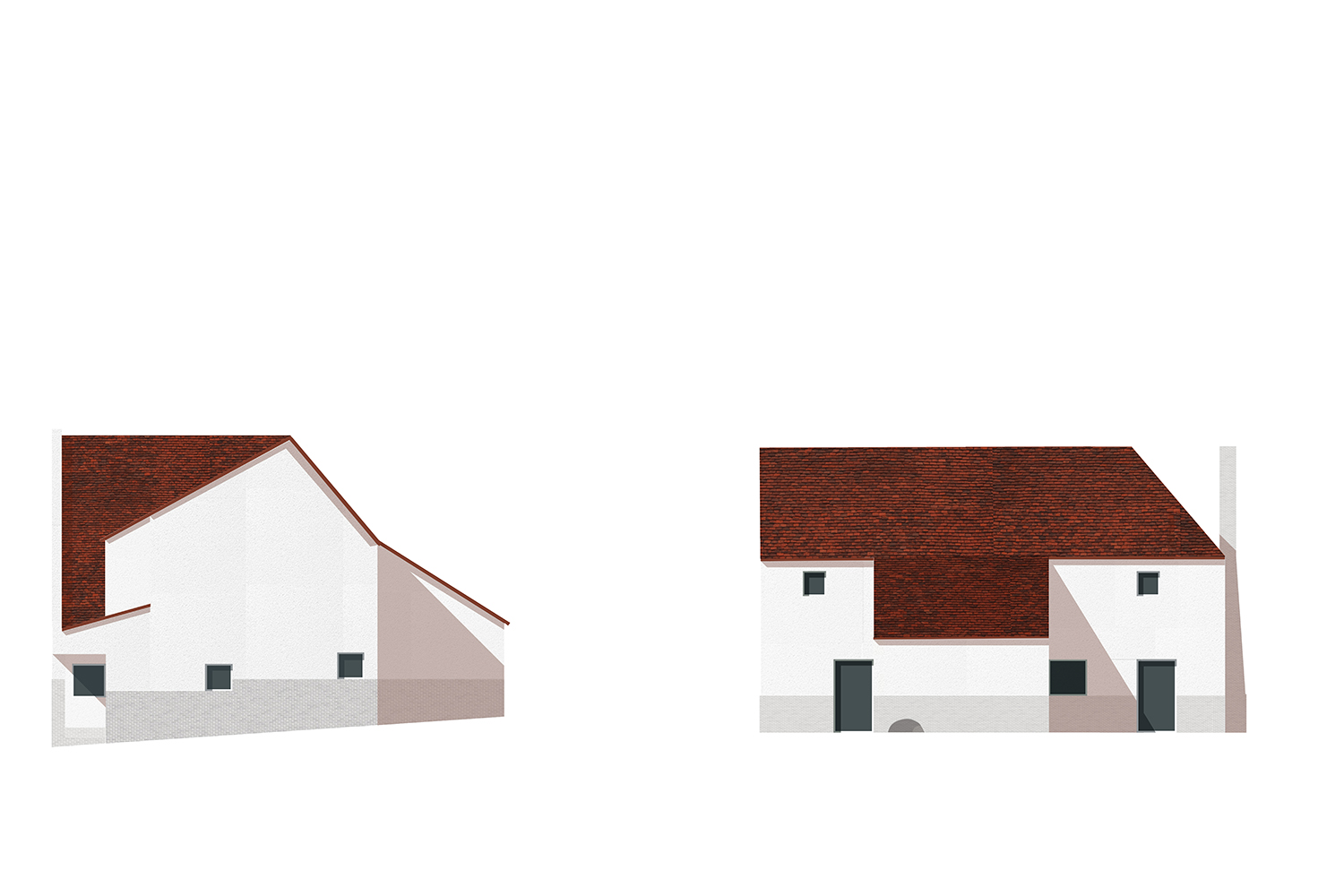 orpington front Material rendering - front house - rear elevation rev 2 20160118